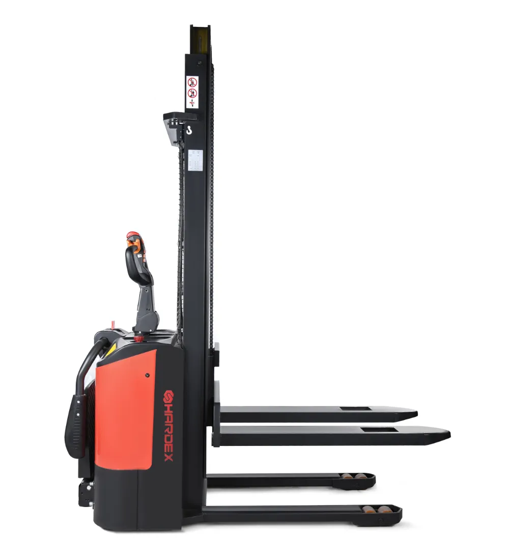 استاکر برقی (شارژی) ۱.۵ تن ارتفاع ۳.۶ متر هاردکس پلیت‌دار مدل HNL-EST1536P